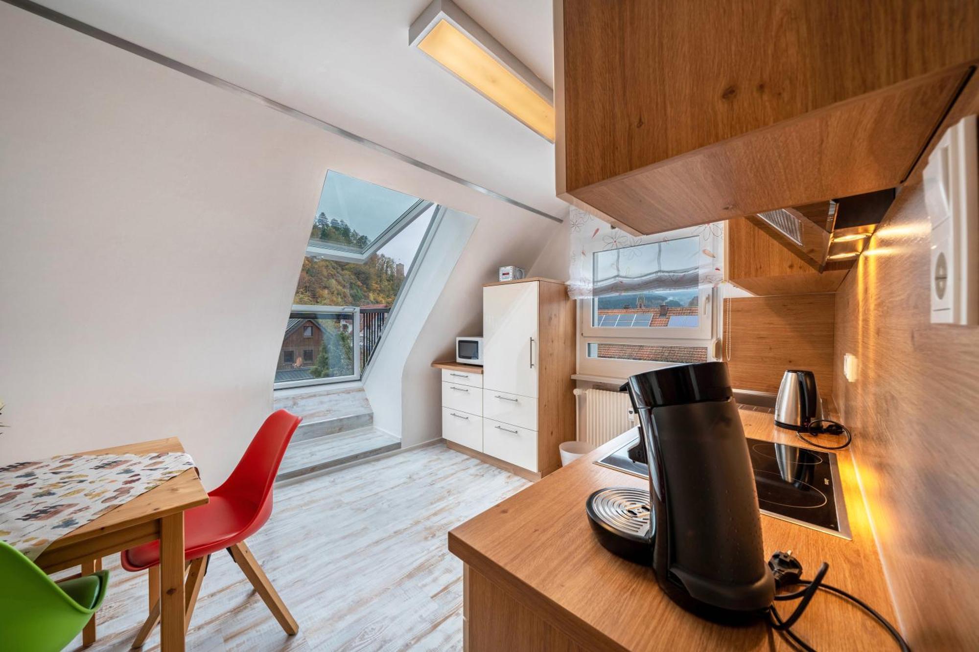 Ferienwohnung Burgblick 하우사크 외부 사진