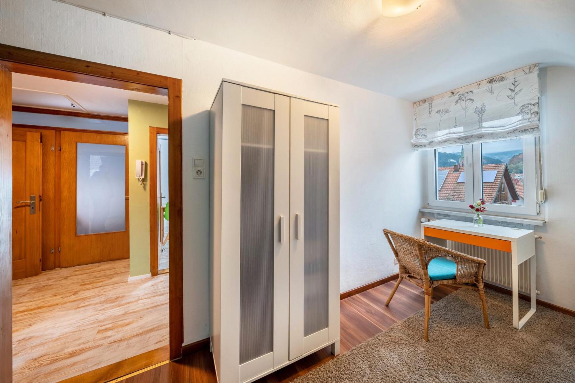 Ferienwohnung Burgblick 하우사크 외부 사진