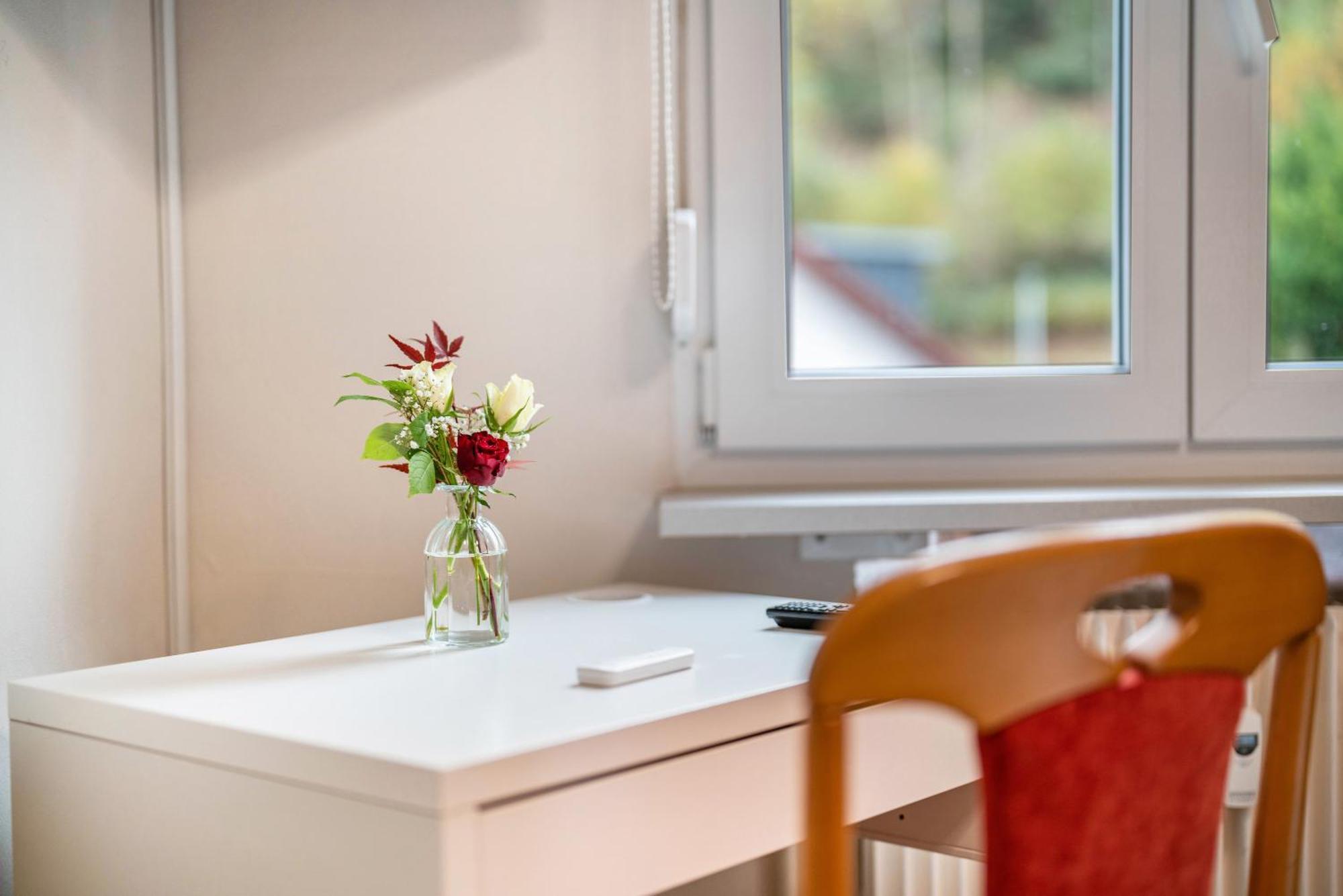 Ferienwohnung Burgblick 하우사크 외부 사진