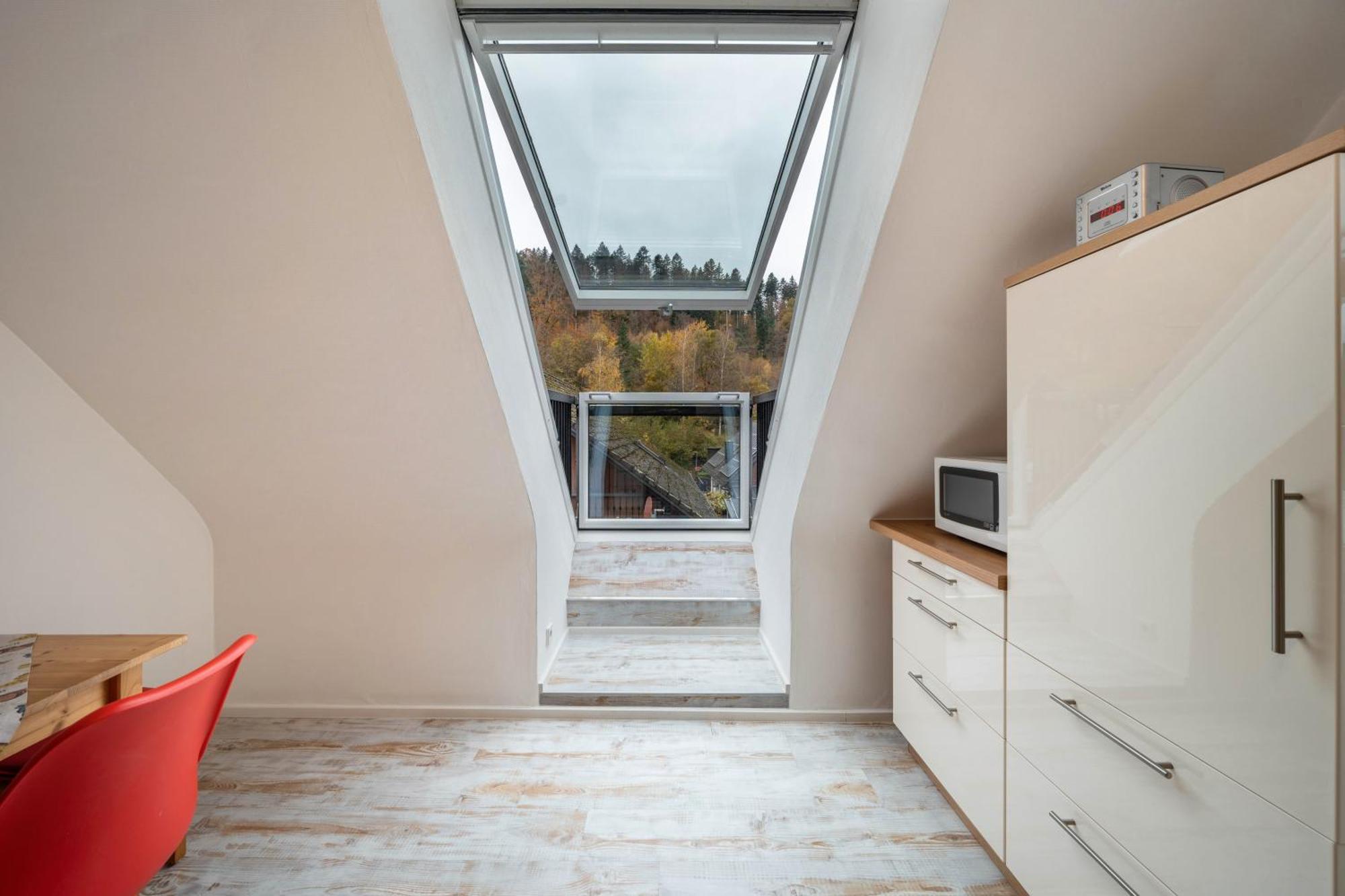 Ferienwohnung Burgblick 하우사크 외부 사진