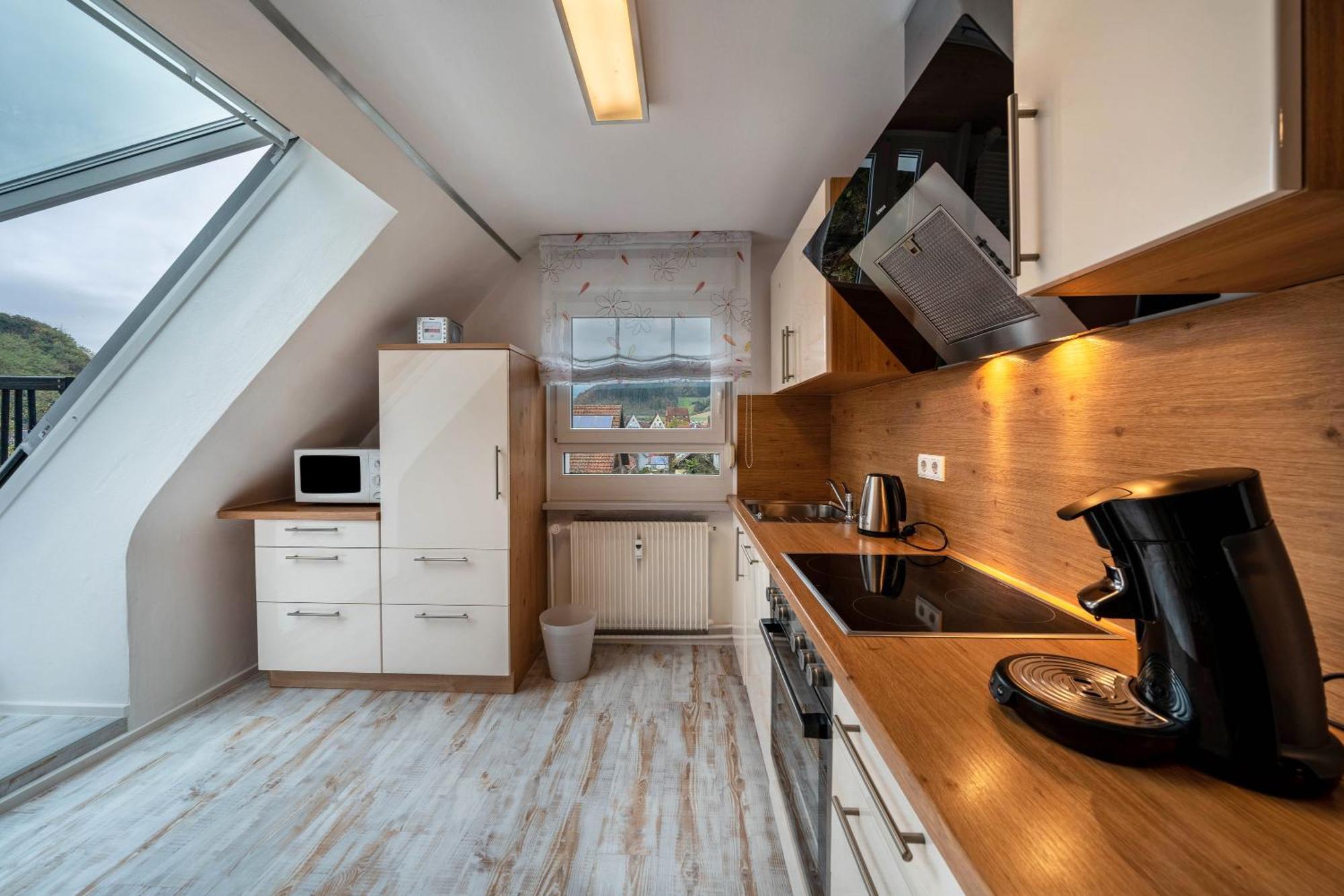 Ferienwohnung Burgblick 하우사크 외부 사진