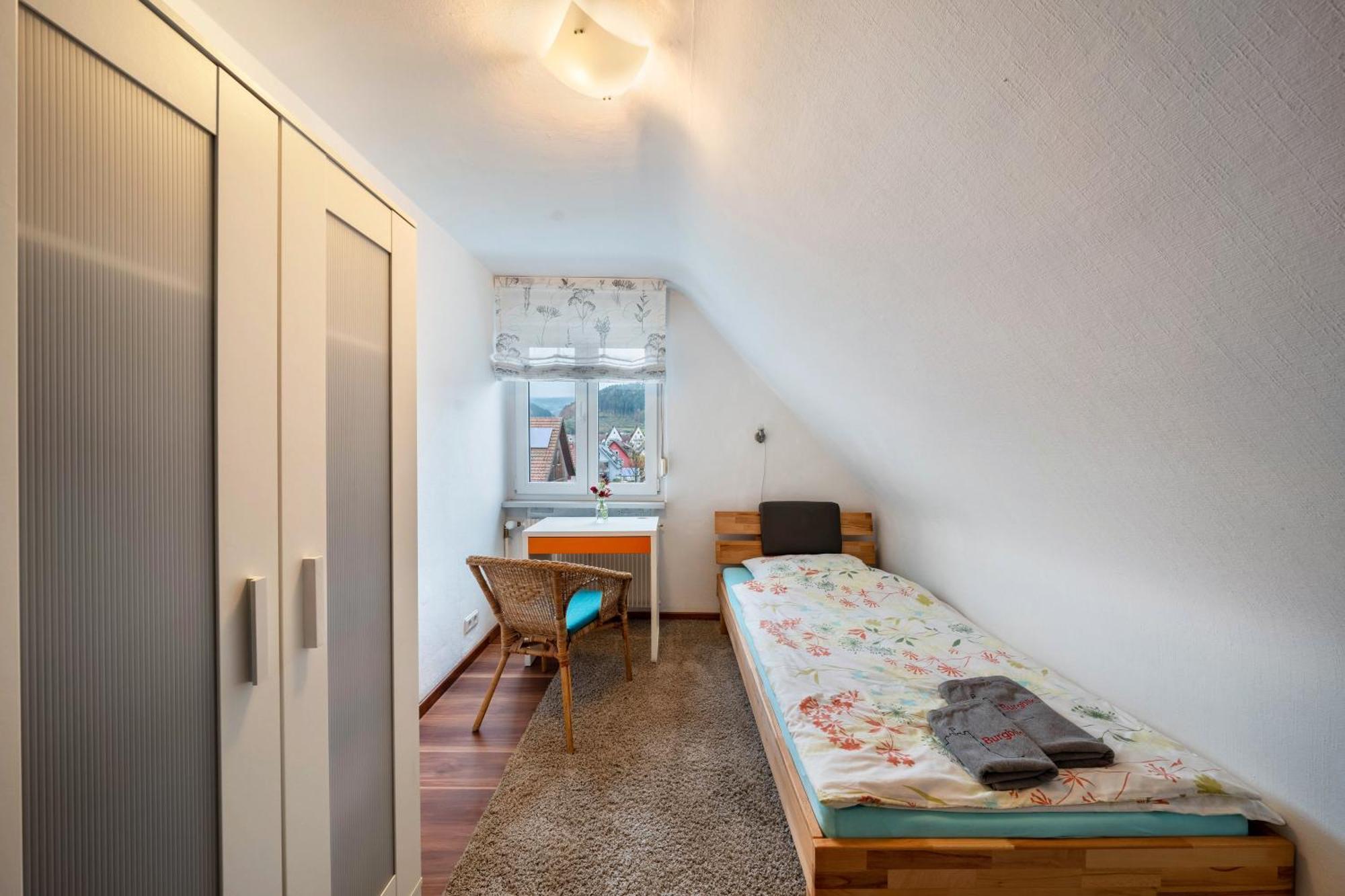 Ferienwohnung Burgblick 하우사크 외부 사진