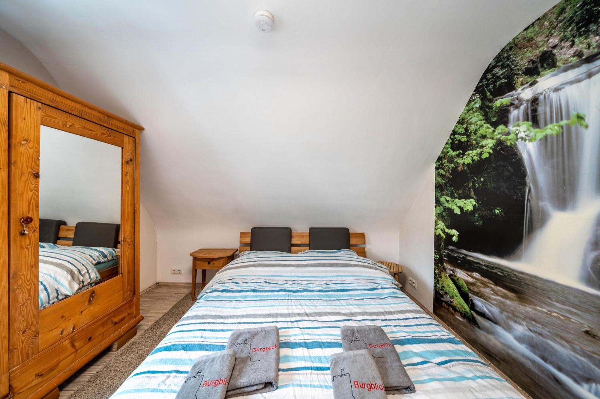 Ferienwohnung Burgblick 하우사크 외부 사진